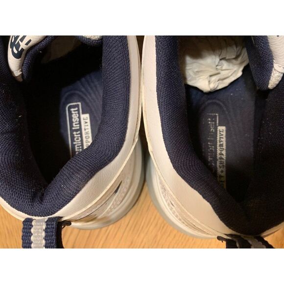 New Balance 608v5 Running Sneakers Men's 9.5D Navy White MX608WN5 EUC - Picture 5 of 11